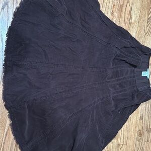 CAbi Black A-Line Skirt
